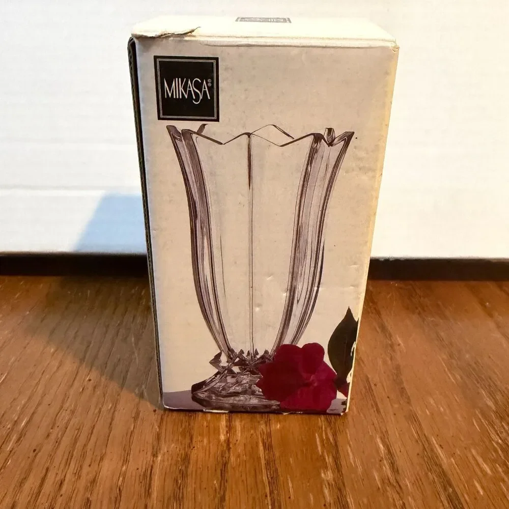 Mikasa Starlight Crystal Bud Vase 5